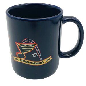Maxwell House 1997 10th Annual Mug Night Ceramic Coffee Mug St. Louis Blues